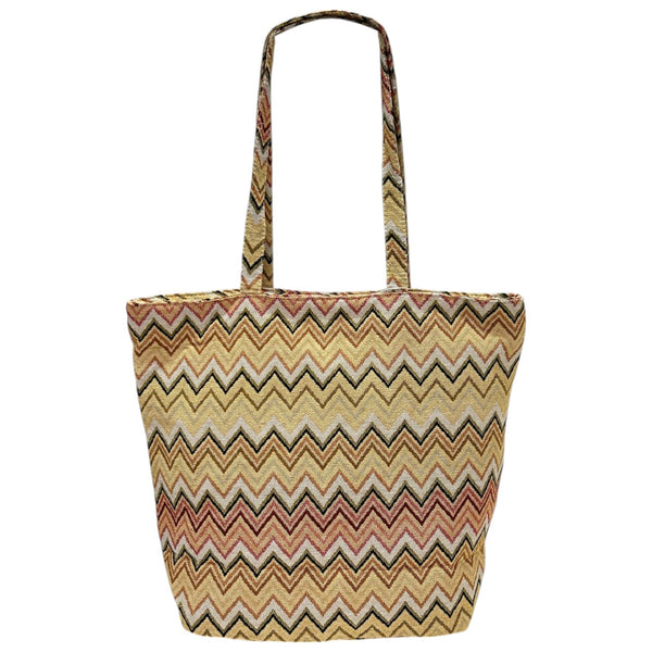 Bolsa grande zigzag amarillo