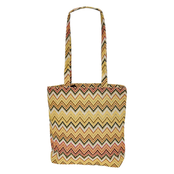 Bolsa mediana zigzag amarillo