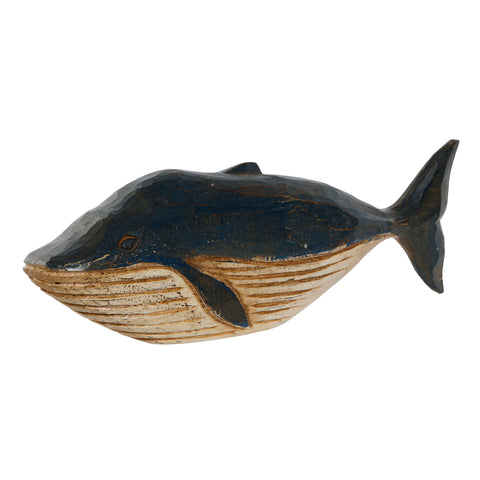Figura ballena madera