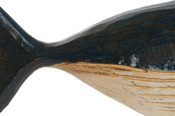 Figura ballena madera