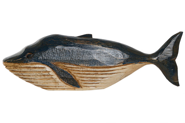 Figura ballena madera