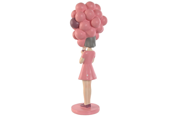 Figura niña con globos