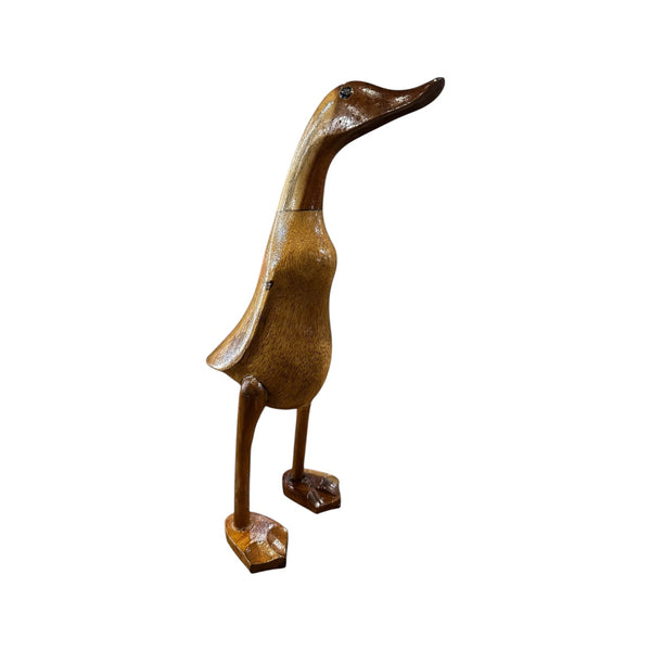 Figura pato madera