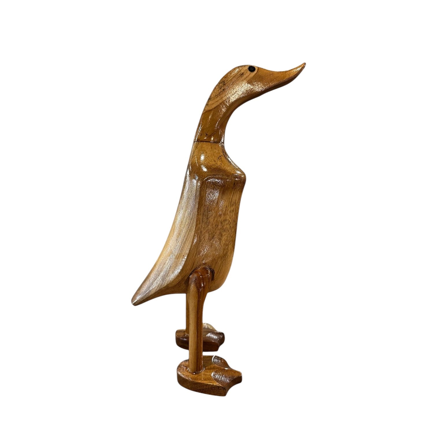 Figura pato madera