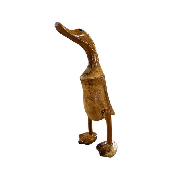 Figura pato madera