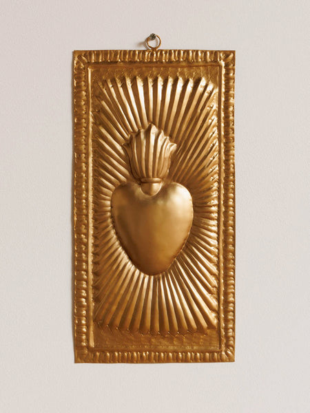 Placa corazón Ex voto